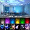 1pc Galaxy Starry Projector, Night Light, Colorful Ocean Rotary 3D Music Night Lamp For Kids Baby, Christmas Gifts
